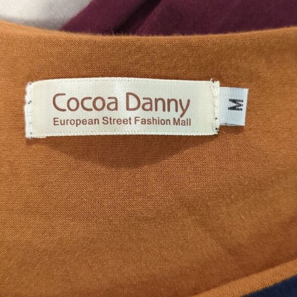 Medium long sleeve T-shirt. Two layers brown and blue with buttons - Picture 5 of 5